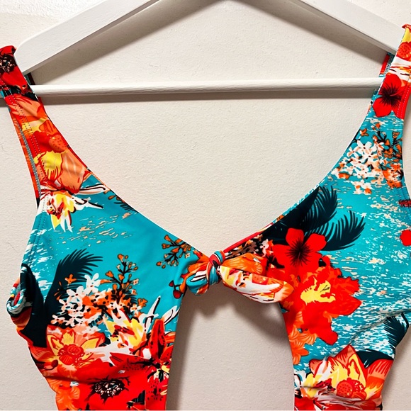 NWT | RELLECIGA Blue Floral Bikini - Picture 5 of 7